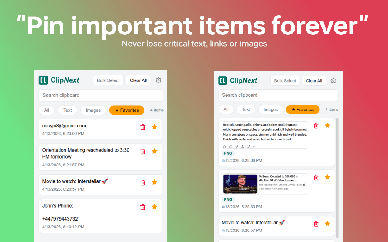 ClipNext – Smart Clipboard Manager